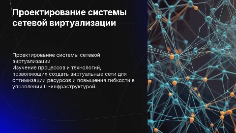 Проектирование системы сетевой виртуализации