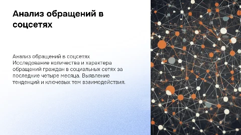 Количество обращений граждан в социальных сетях за 4 месяца