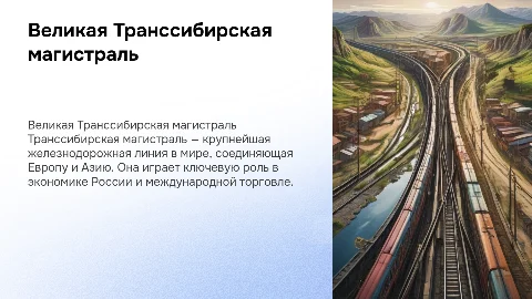 Транссибирская магистраль