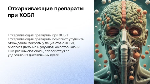 отхаркивающие препараты при хобл