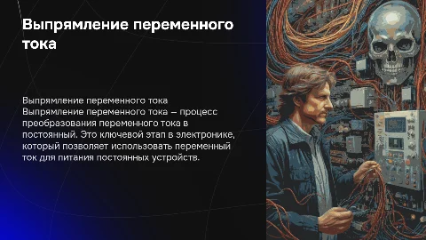 выпрямление переменнго тока