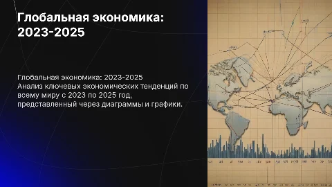 Презентация мировой экономики: диаграммы, таблицы и графики