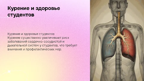 Курение как фактор риска для студентов: здоровье и профилактика
