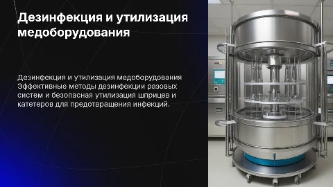 Дезинфекция разовых систем и шприцев: важные аспекты