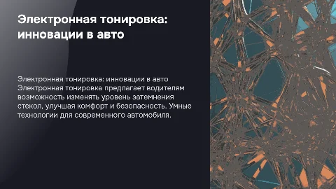 бизнес идея электронной тонировки