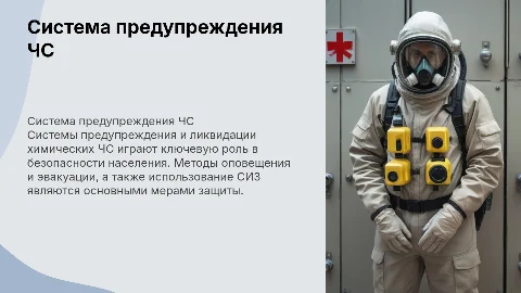 Система предупреждения и ликвидации химических ЧС