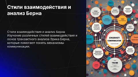 2. Стили взаимодействия. 3. Трансактный анализ Э. Берна