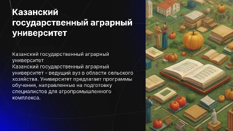 рассказать про казанский государственный аграрный университет