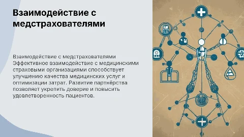 Взаимодействие со страховыми медицинскими организациями