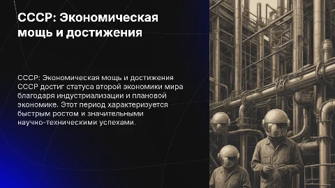 СССР — вторая экономика мира