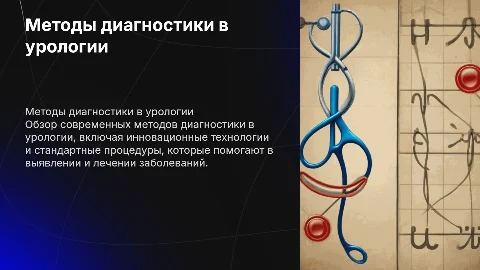 методы диагностики в урологии