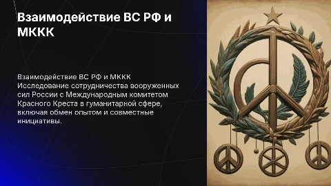 Взаимодействие ВС РФ с Международным комитетом Красного Креста