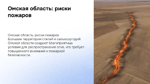Риски пожаров в Омской области: анализ и профилактика