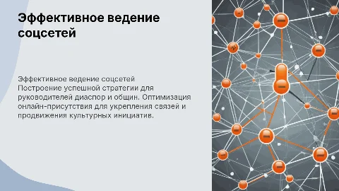 Эффективное ведение социальных сетей для руководителей общин