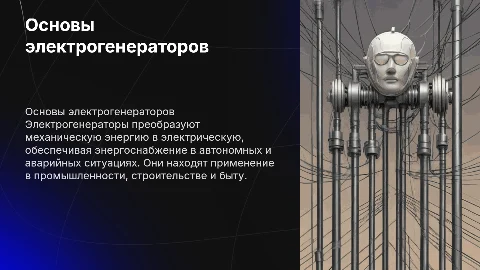 Электрогенераторы