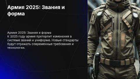 армия 2025 год. какие звания. какая форма