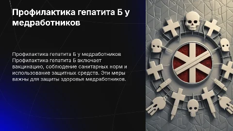 Профилактика гепатита Б у медработников