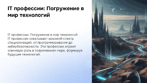 IT профессии