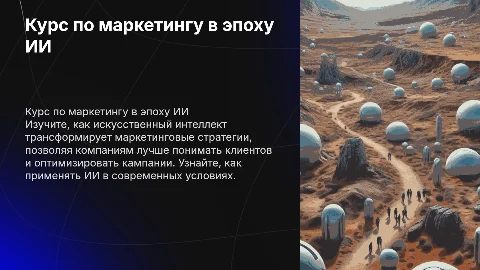курс по маркетингу в эпоху ИИ