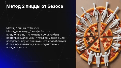 Метод 2 пиццы от Безоса: эффективные команды