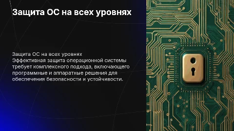 Защита операционной системы на программно-аппаратном уровне