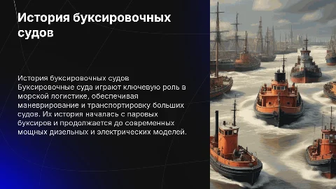 история буксировочных судов