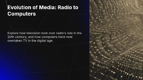How TV Replaced Radio, and Computers Replaced TV
