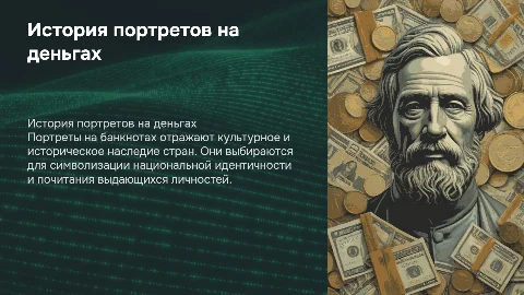 портреты на деньгах