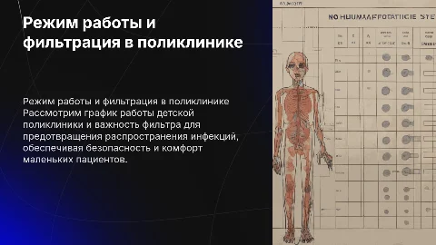 режим работы детской поликлиники и роль фильтра