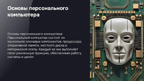 как устроен персональный компьютер