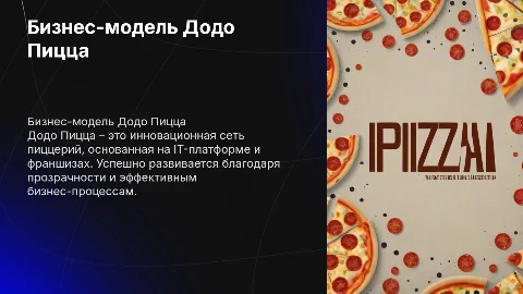 додо пицца бизнес