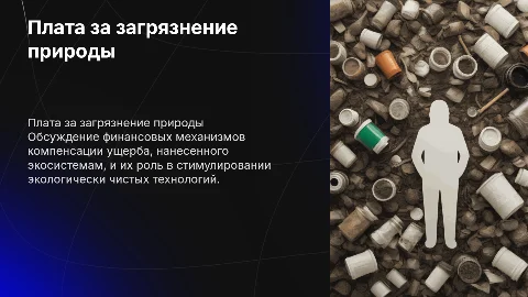 Плата за загрязнение окружающей среды