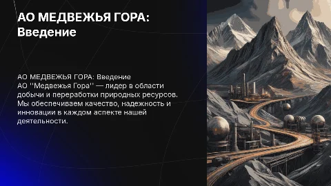 АО МЕДВЕЖЬЯ ГОРА