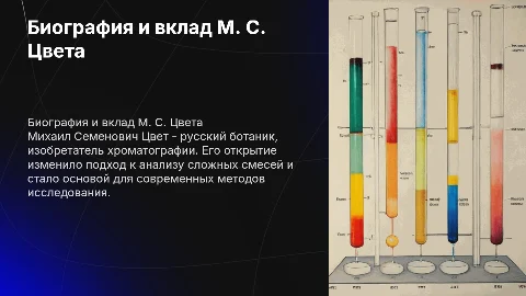 Биография и изобретение Михаила Семеновича Цвета