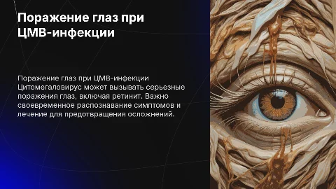 Поражение глаз при ЦМВ-инфекции: диагностика и лечение
