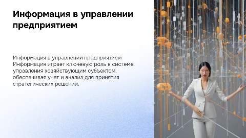 Информация как основа учетно-аналитического обеспечения управления