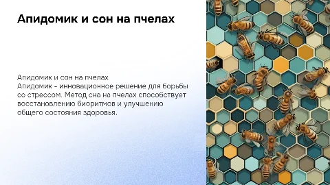 Апидомик: бизнесидея для борьбы со стрессом и восстановления