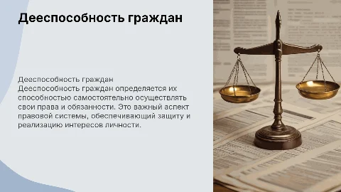 Дееспособность граждан