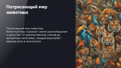 животный мир