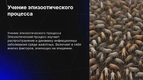 Учение эпизоотического процесса