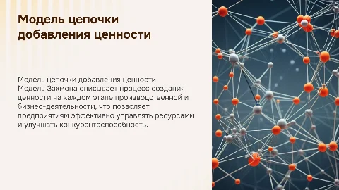 “Модель цепочки добавления ценности. Модель Захмона.”