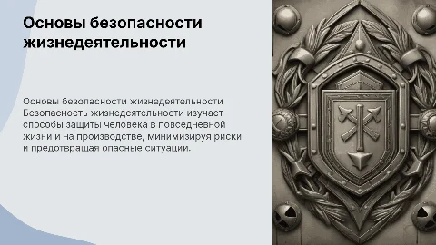 Сущность безопасности жизнедеятельности (БЖД)