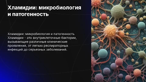 хламидии: микробиология, патогенность и клинические проявления