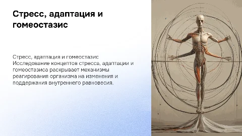 Концепты стресса, адаптации и гомеостазиса в науках о человеке