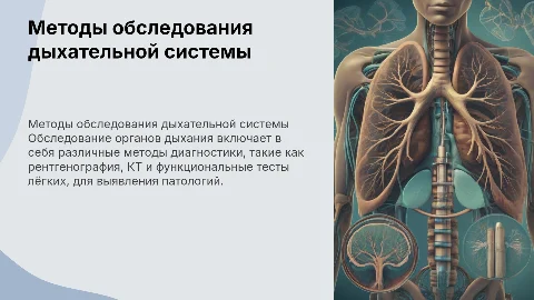 методы обследования пациента с патологией органов дыхания