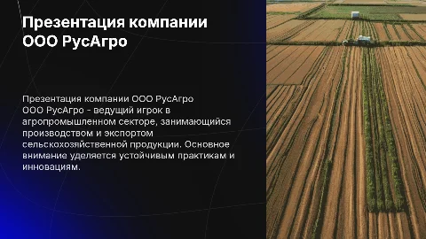 ООО РусАгро