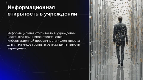 Информационная открытость учреждения: принципы и практики
