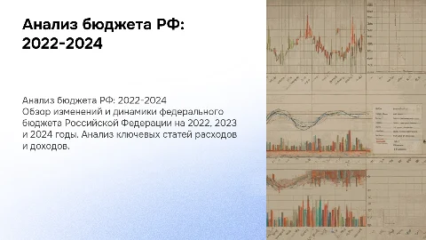 Анализ федерального бюджета за 2022-2024 годы