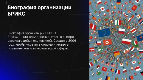 Биография организации брикс