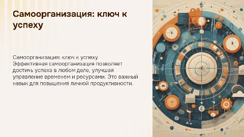 Полезный навык: Самоорганизация как ключ к успеху